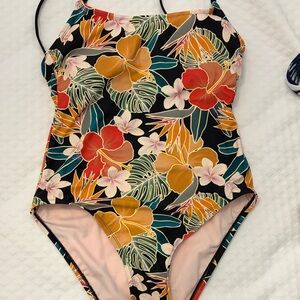 Hurley Tropical Floral Kids One Piece